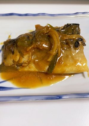 フライパンで簡単！我が家のサバの味噌煮-レシピのメイン写真