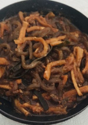 切り干し大根とコンニャクの味噌煮-レシピのメイン写真