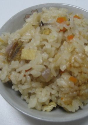 料理のための清酒を使用☆鮎の炊き込みご飯-レシピのメイン写真