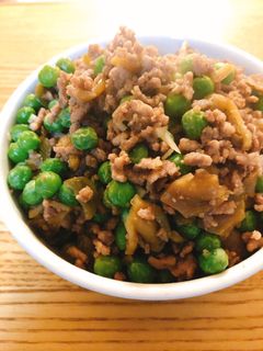 ザーサイ挽肉グリーンピースの炒め-レシピのメイン写真