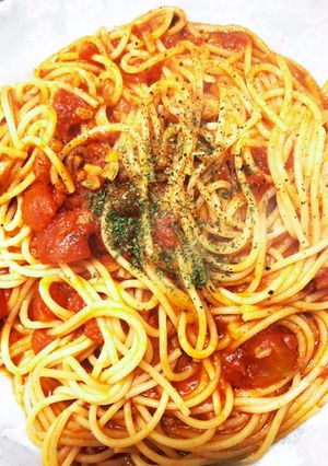 トマトソースパスタ-レシピのメイン写真