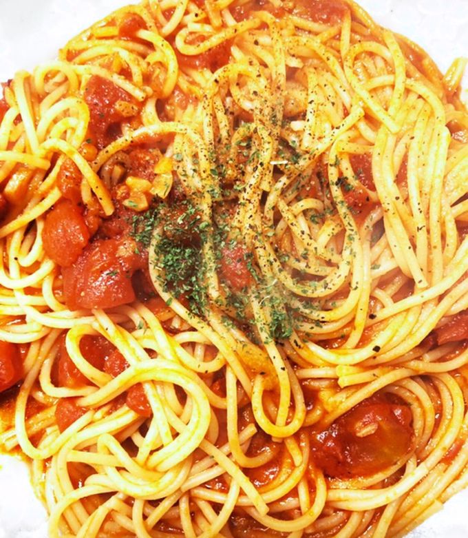 トマトソースパスタ by クック8OXFIC☆ 【クックパッド】 簡単