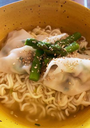ズボラなランチ（ワンタン麺）-レシピのメイン写真