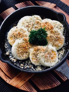 ゆで卵のチーズパン粉焼き-レシピのメイン写真