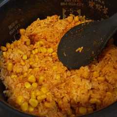 A picture of 妊娠中・離乳食用の野菜ジュースご飯.