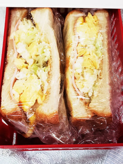 簡単♪レタスとエッグハムのホットサンド-レシピのメイン写真