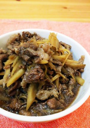 ご飯がすすむ！牛肉とごぼうの甘辛煮-レシピのメイン写真