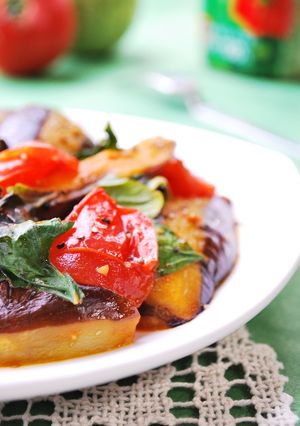 夏野菜のバジル炒め-レシピのメイン写真