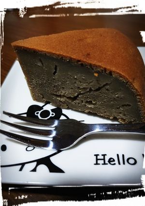 べにふうき茶&こしあんの炊飯器ケーキ-レシピのメイン写真