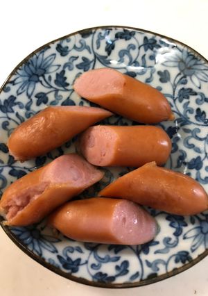 簡単便利！レンジでソーセージボイル-レシピのメイン写真