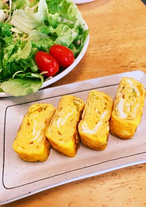 ヤマサ白だしで作った卵焼き-レシピのメイン写真