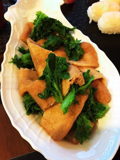 わさび菜とおあげのさっと煮-レシピのメイン写真