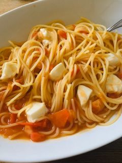 簡単すぎるフレッシュトマトのパスタ-レシピのメイン写真