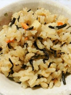 牛乳炊き込みご飯-レシピのメイン写真
