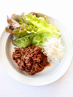 簡単ササっと出来ちゃう【焼肉レタス巻き】-レシピのメイン写真