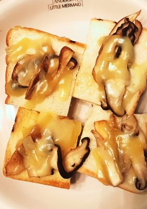 フライパン1つできのこトースト-レシピのメイン写真