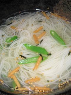 お鍋ひとつで☆お茶漬けそうめん-レシピのメイン写真