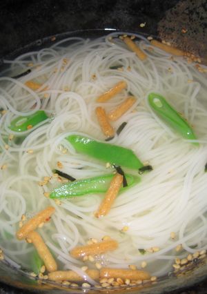 お鍋ひとつで☆お茶漬けそうめん-レシピのメイン写真