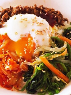 ひき肉で簡単!すぐできる♡ビビンバ丼♡-レシピのメイン写真