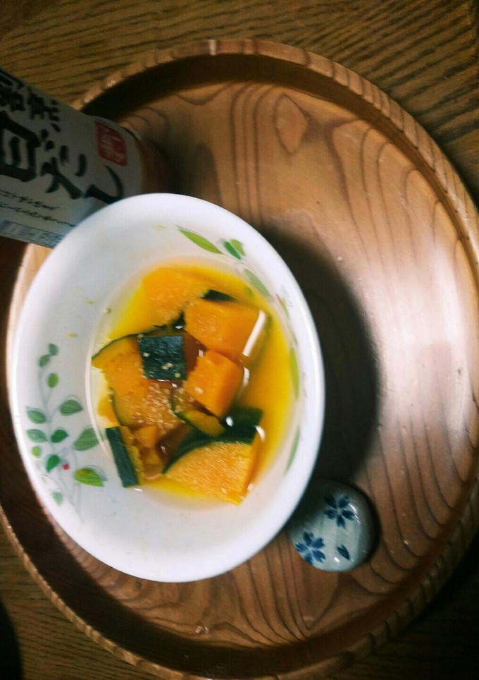 レンジで簡単❗白だしで南瓜の煮物✨☺⛄☕-レシピのメイン写真