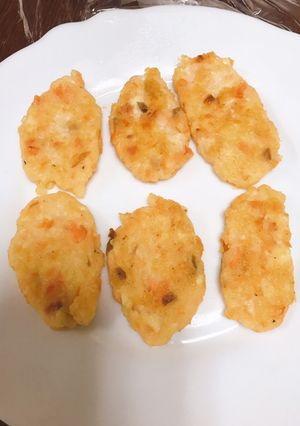 豆腐と鮭のおやき-レシピのメイン写真