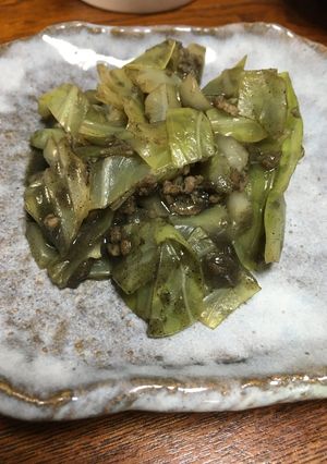 簡単❣️キャベツとミンチのごま炒め-レシピのメイン写真