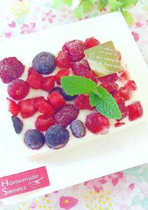 水切りヨーグルトで☆ヨーグルトバーク-レシピのメイン写真