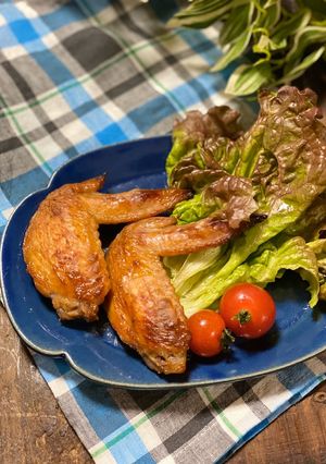 超絶簡単、手羽先のスタミナ醤油麹焼き-レシピのメイン写真