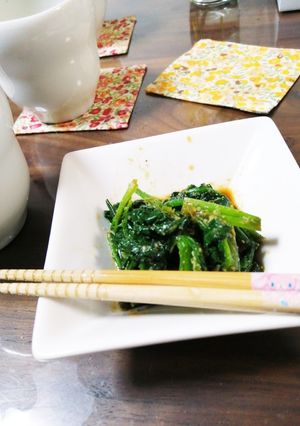 ♡子供が大好きなほうれん草の胡麻和え♡-レシピのメイン写真