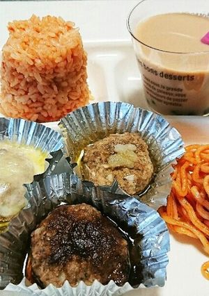 ３種のカップハンバーグ-レシピのメイン写真