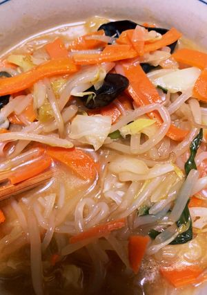 TOP10入!炭水化物抜き味噌ラーメン-レシピのメイン写真