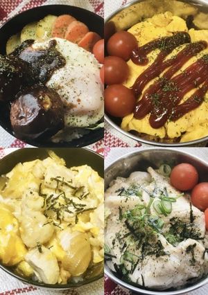 丼弁当一覧●丼弁当のバリエーション-レシピのメイン写真