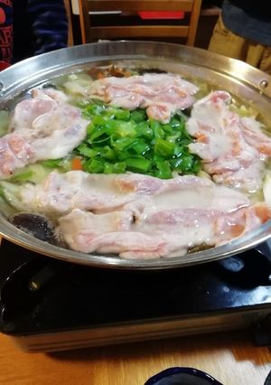 米粉でとろみ*豚のしゃぶしゃぶ鍋-レシピのメイン写真