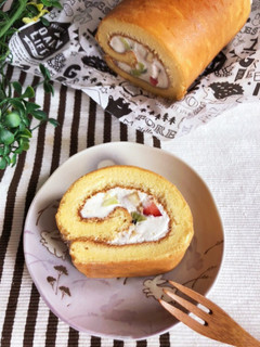 HMで絶品♡フルーツロールケーキ-レシピのメイン写真