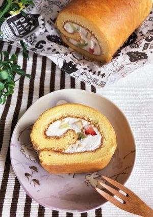 HMで絶品♡フルーツロールケーキ-レシピのメイン写真