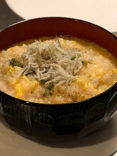 水菜としらすの卵雑炊-レシピのメイン写真
