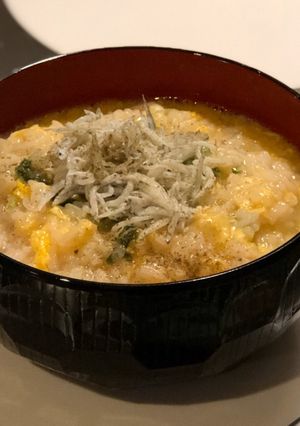 水菜としらすの卵雑炊-レシピのメイン写真