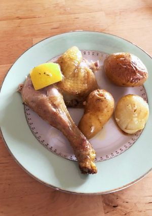 レモンと焼き上げる、さっぱり丸鷄ロースト-レシピのメイン写真