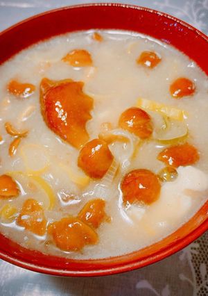 余った蕎麦湯で♡とろとろお味噌汁-レシピのメイン写真