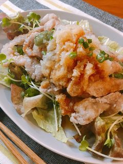 豚こまサクサク揚げ♡青じそおろしポン酢-レシピのメイン写真