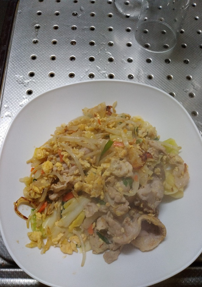 卵とじの野菜炒め-レシピのメイン写真