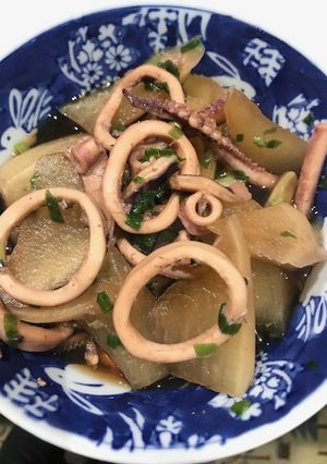 大根とイカの煮物-レシピのメイン写真