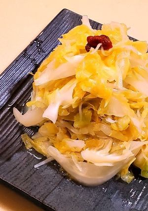 やみつきキャベツピリ辛甘酢漬け 作り置き-レシピのメイン写真
