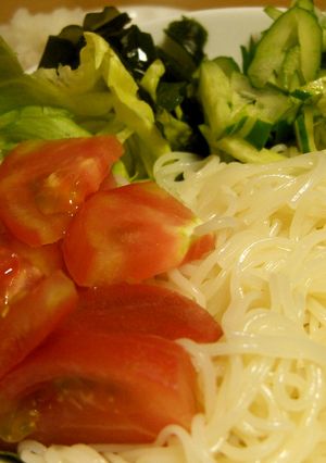 中華風サラダそうめん-レシピのメイン写真