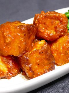 食欲増進!厚揚げのトマトカレーソース炒め-レシピのメイン写真