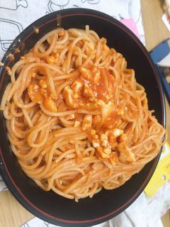簡単 卵とトマトのニンニクパスタ-レシピのメイン写真