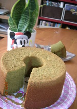 抹茶だけ～シフォン♪-レシピのメイン写真