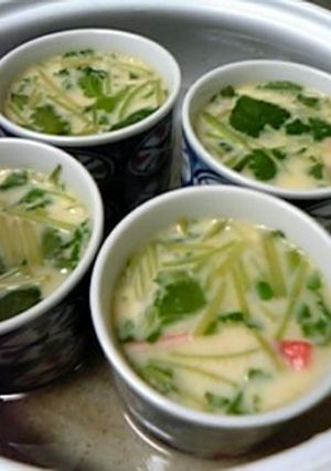 玄米かゆ入り☆冷やし茶碗蒸し-レシピのメイン写真