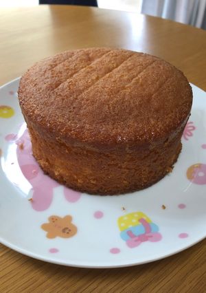 ケーキ屋さんみたいなスポンジケーキ-レシピのメイン写真