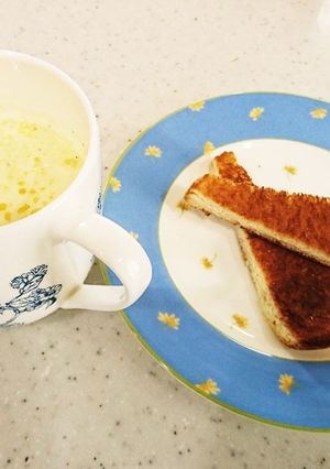 簡単☆カップスープでお手軽豆乳スープ♪-レシピのメイン写真